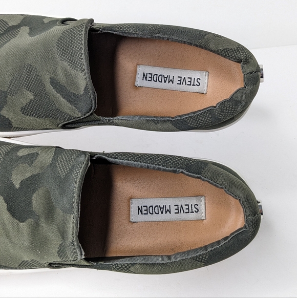 Steve Madden Gills Slip-On Sneakers, Camouflage, Womens 7.5 - Picture 4 of 6